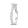 Thumbnail Image 1 of Linked Always Princess-Cut Diamond Split Shank Engagement Ring 1-1/2 ct tw 14K White Gold