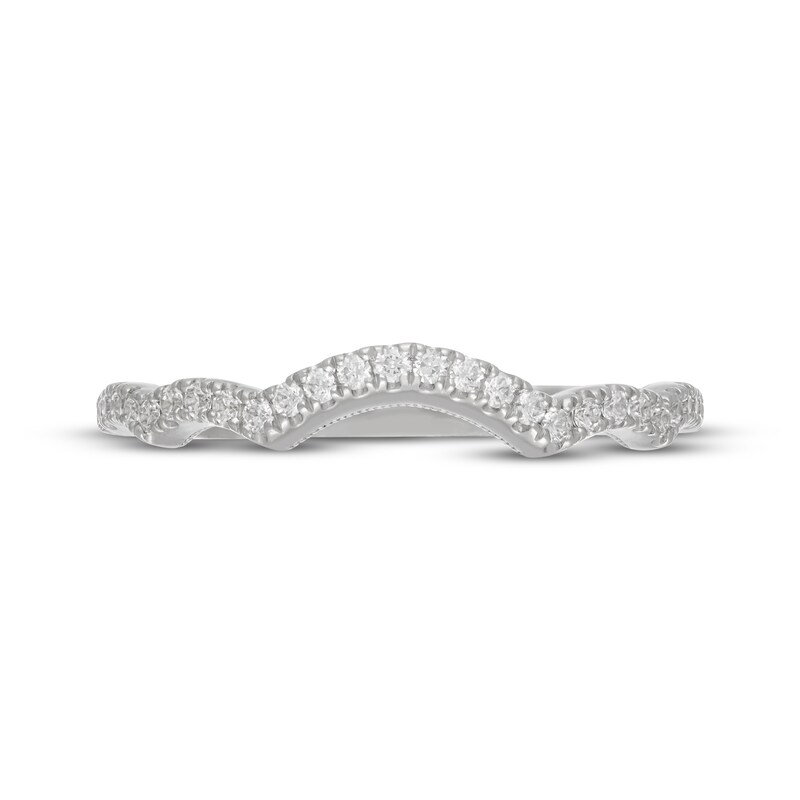 Main Image 9 of Neil Lane Diamond Contour Wedding Band 1/5 ct tw 14K White Gold