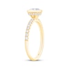 Thumbnail Image 2 of Now + Forever Round-Cut Diamond Hidden Halo Bezel-Set Engagement Ring 1-1/3 ct tw 14K Yellow Gold