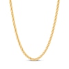 Thumbnail Image 1 of Diamond-Cut Infinity Chain Necklace 3.5mm Hollow 10K Yellow Gold 18&quot;
