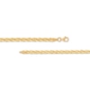 Thumbnail Image 2 of Diamond-Cut Infinity Chain Necklace 3.5mm Hollow 10K Yellow Gold 18&quot;