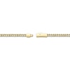 Thumbnail Image 3 of Foxtail Chain Necklace 4mm Yellow Ion-Plated Solid Stainless Steel 22&quot;