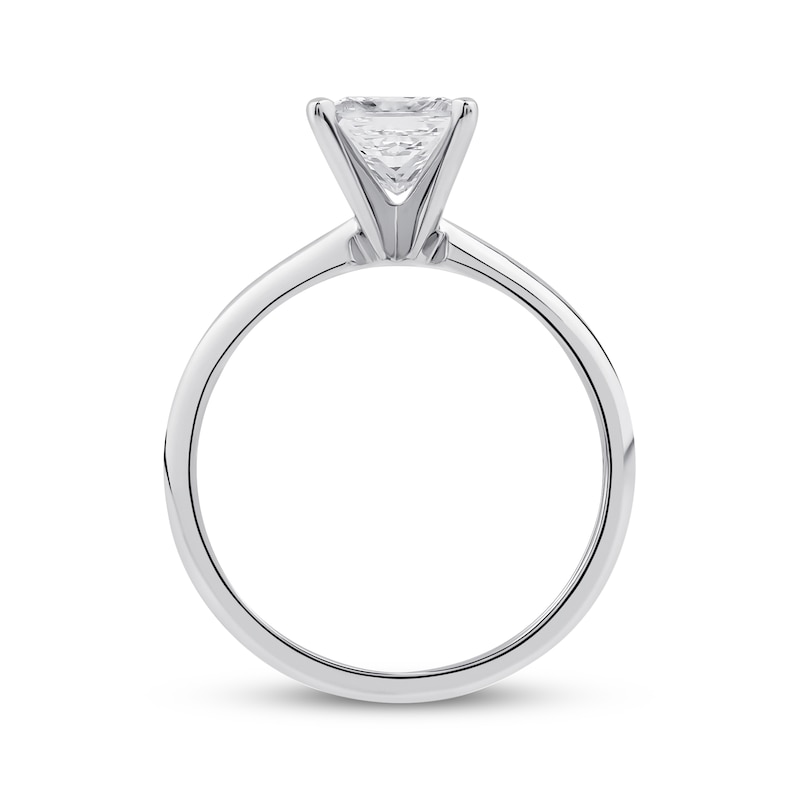 Main Image 2 of Now + Forever Lab-Grown Diamonds Princess-Cut Solitaire Engagement Ring 1-1/4 ct tw 14K White Gold (I/SI2)