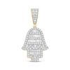 Thumbnail Image 1 of Diamond Hamsa Charm 1-1/2 ct tw 10K Yellow Gold