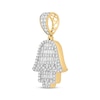 Thumbnail Image 2 of Diamond Hamsa Charm 1-1/2 ct tw 10K Yellow Gold