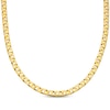 Thumbnail Image 1 of Mariner Chain Necklace 5mm Semi-Solid 10K Yellow Gold 22&quot;