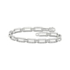 Thumbnail Image 0 of Diamond Paperclip Link Bracelet 1/4 ct tw Sterling Silver 7.25"