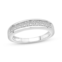 Princess-Cut Diamond Anniversary Band 1 ct tw 14K White Gold