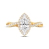 Thumbnail Image 6 of Now + Forever Lab-Grown Diamonds Marquise-Cut Twist Shank Engagement Ring 1-1/4 ct tw 14K Yellow Gold