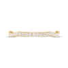 Thumbnail Image 10 of Now + Forever Lab-Grown Diamonds Contoured Wedding Band 1/8 ct tw 14K Yellow Gold