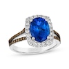 Thumbnail Image 0 of Le Vian Oval-Cut Tanzanite Ring 1/2 ct tw Diamonds 14K Vanilla Gold
