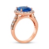 Thumbnail Image 2 of Le Vian Oval-Cut Tanzanite Ring 1-1/5 ct tw Diamonds 14K Strawberry Gold