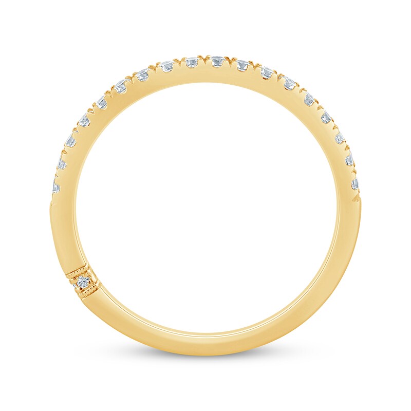 Monique Lhuillier Bliss Diamond Anniversary Band 1/4 ct tw 14K Yellow Gold