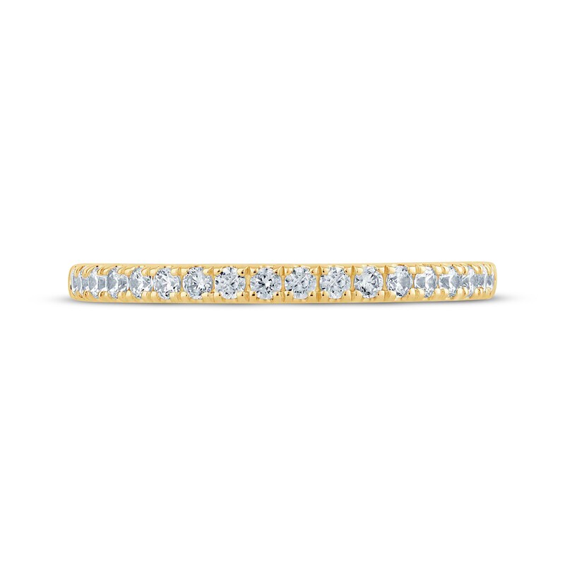 Monique Lhuillier Bliss Diamond Anniversary Band 1/4 ct tw 14K Yellow Gold