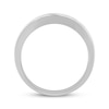 Thumbnail Image 3 of Men's Lab-Grown Diamonds Wedding Band 2 ct tw Square-cut 14K White Gold
