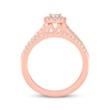 Thumbnail Image 3 of Now + Forever Round-Cut Diamond Halo Engagement Ring 1/4 ct tw 10K Rose Gold