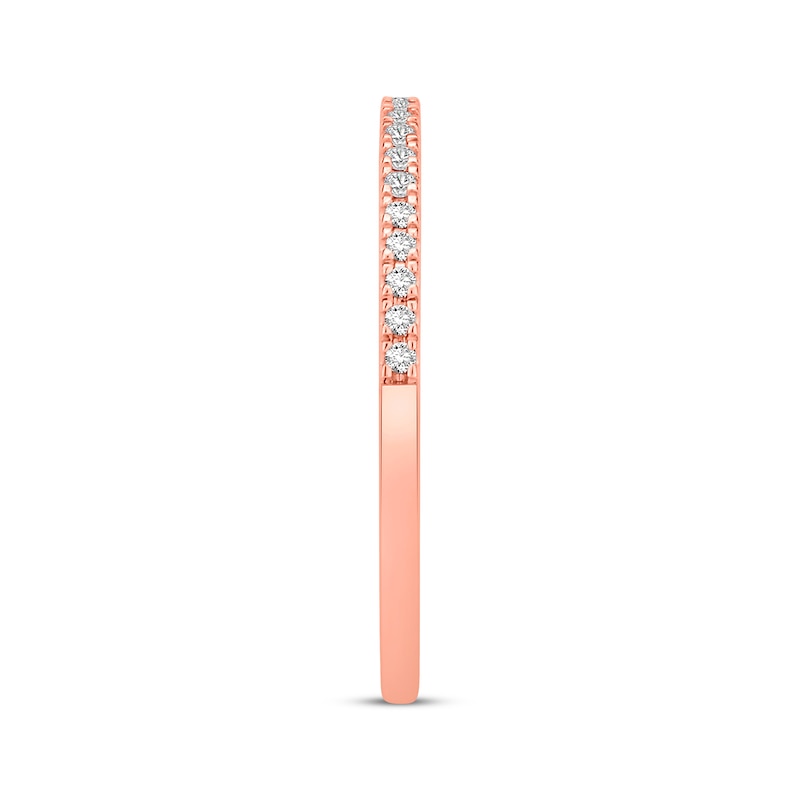 Main Image 2 of Now + Forever Diamond Wedding Band 1/10 ct tw 10K Rose Gold