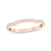 THE LEO First Light Diamond Wedding Band 1/8 ct tw 14K Rose Gold