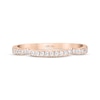 THE LEO First Light Diamond Wedding Band 1/8 ct tw 14K Rose Gold