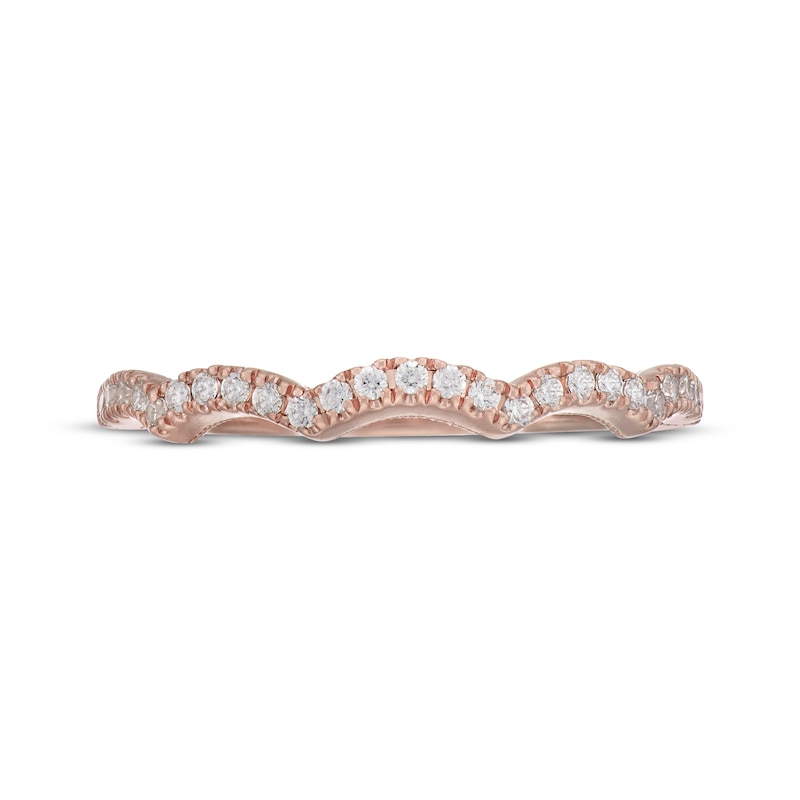 Main Image 3 of Neil Lane Diamond Contour Wedding Band 1/5 ct tw 14K Rose Gold