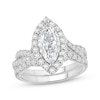 Thumbnail Image 1 of Now + Forever Marquise-Cut Lab-Created Diamond Bridal Set 2-1/2 ct tw 14K White Gold