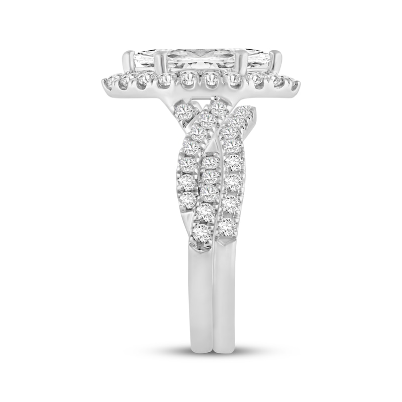 Main Image 2 of Now + Forever Marquise-Cut Lab-Created Diamond Bridal Set 2-1/2 ct tw 14K White Gold