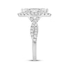 Thumbnail Image 2 of Now + Forever Lab-Grown Diamonds Marquise-Cut Halo Engagement Ring 2-1/4 ct tw 14K White Gold