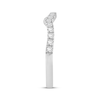 Thumbnail Image 8 of Now + Forever Lab-Grown Diamonds Contour Wedding Band 1/4 ct tw 14K White Gold