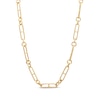 Thumbnail Image 1 of Reaura Mariner Chain Necklace Repurposed Hollow 14K Yellow Gold 18&quot;