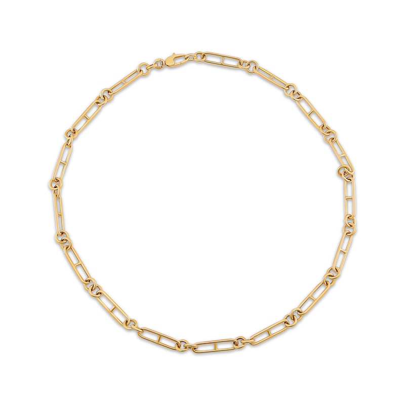Main Image 2 of Reaura Mariner Chain Necklace Repurposed Hollow 14K Yellow Gold 18&quot;
