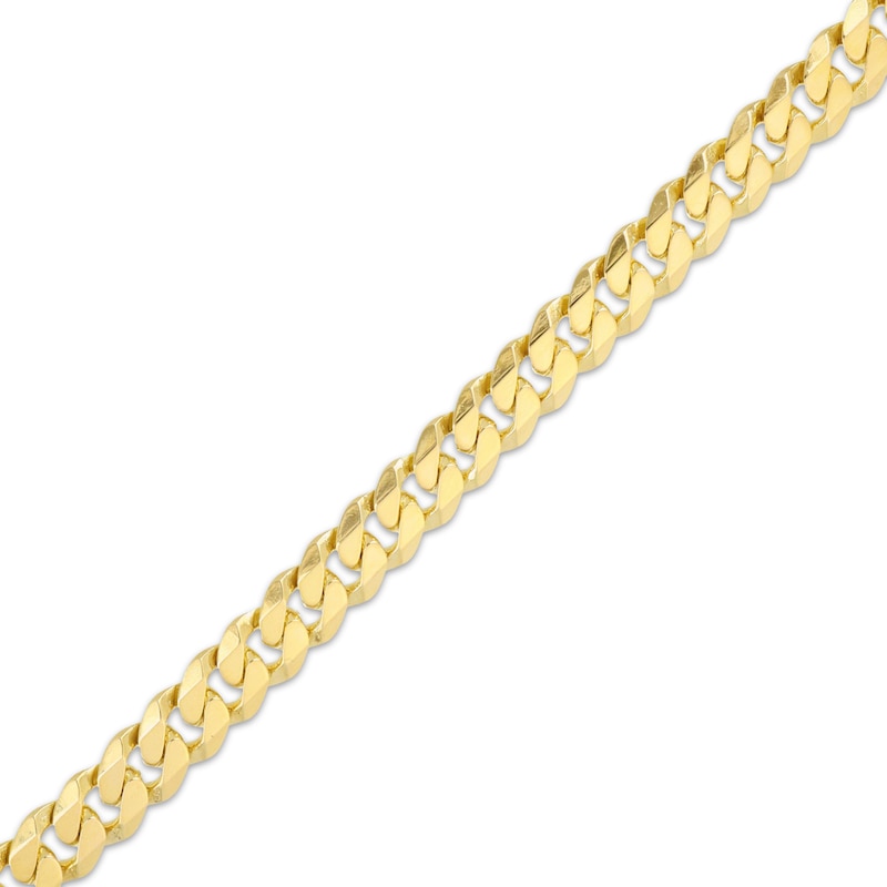Solid Miami Cuban Curb Chain Bracelet 11.5mm 10K Yellow Gold 8.5"