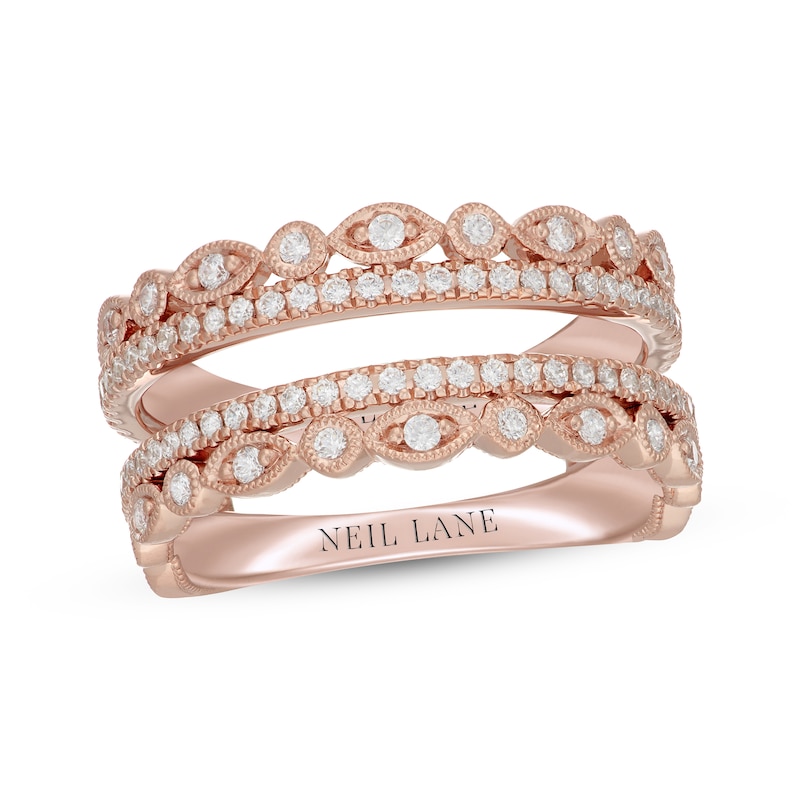 Main Image 1 of Neil Lane Diamond Enhancer Ring 5/8 ct tw 14K Rose Gold