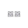 Thumbnail Image 1 of THE LEO Legacy Eternal Light Lab-Created Diamond Cushion-Cut Solitaire Stud Earrings 2 ct tw 14K White Gold (F/VS2)