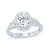 Thumbnail Image 0 of Monique Lhuillier Bliss Oval-Cut Lab-Created Diamond Engagement Ring 2-5/8 ct tw 18K White Gold