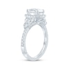 Thumbnail Image 1 of Monique Lhuillier Bliss Oval-Cut Lab-Created Diamond Engagement Ring 2-5/8 ct tw 18K White Gold
