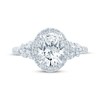 Thumbnail Image 3 of Monique Lhuillier Bliss Oval-Cut Lab-Created Diamond Engagement Ring 2-5/8 ct tw 18K White Gold