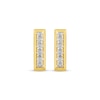 Thumbnail Image 2 of Diamond Bar Stud Earrings 1/10 ct tw 10K Yellow Gold