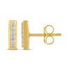 Thumbnail Image 3 of Diamond Bar Stud Earrings 1/10 ct tw 10K Yellow Gold