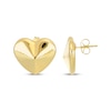 Thumbnail Image 1 of Hollow Puffed Heart Stud Earrings 14K Yellow Gold
