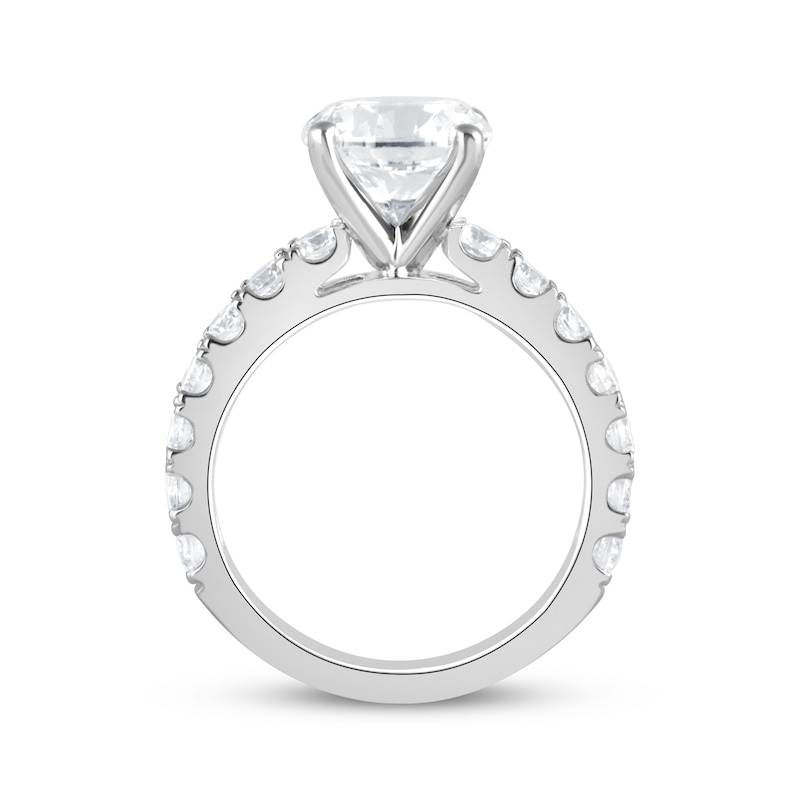 Main Image 3 of Now + Forever Lab-Grown Diamonds Round-Cut Engagement Ring 4 ct tw 14K White Gold