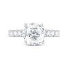 Thumbnail Image 4 of Now + Forever Lab-Grown Diamonds Round-Cut Engagement Ring 4 ct tw 14K White Gold