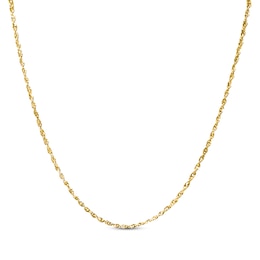 Singapore Chain Necklace 2.5mm Solid 14K Yellow Gold 20"