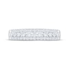 Thumbnail Image 3 of Now + Forever Lab-Grown Diamonds Three-Row Anniversary Ring 1/2 ct tw 14K White Gold