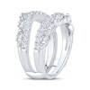 Thumbnail Image 2 of Now + Forever Lab-Grown Diamonds Marquise & Round-Cut Enhancer Ring 1-7/8 ct tw 14K White Gold