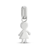 Thumbnail Image 4 of Charmed Memories Girl Charm Sterling Silver