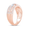 Thumbnail Image 2 of Now + Forever Marquise & Round-Cut Diamond Three-Row Anniversary Ring 7/8 ct tw 14K Rose Gold