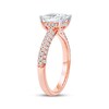 Thumbnail Image 2 of Now + Forever Lab-Grown Diamonds Princess-Cut Engagement Ring 2-1/2 ct tw 14K Rose Gold