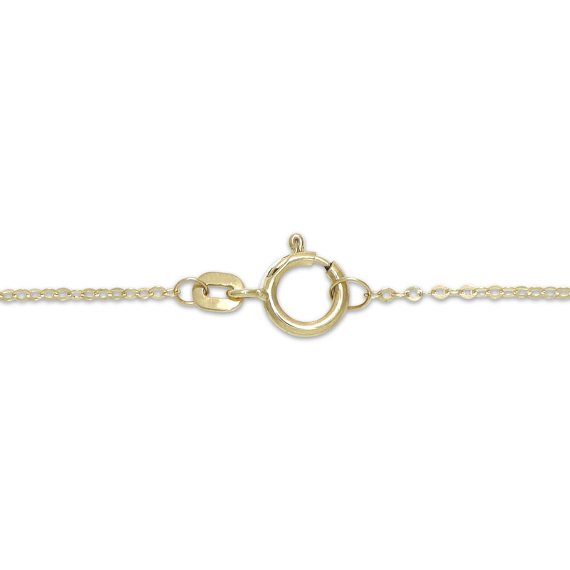 Main Image 3 of Openwork Butterfly Necklace 10K Yellow Gold 18&quot;