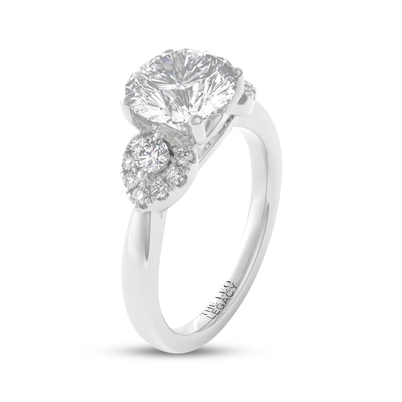 Main Image 2 of THE LEO Legacy Lab-Grown Diamond Round-Cut Engagement Ring 2-1/3 ct tw 14K White Gold