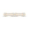 Thumbnail Image 3 of Now + Forever Diamond Two-Row Anniversary Ring 1/4 ct tw 10K Yellow Gold